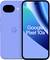 Smartphone blu etichettato "Google Pixel 10a" con doppia fotocamera posteriore e flash LED. Lo schermo frontale visualizza il nome del modello di telefono.