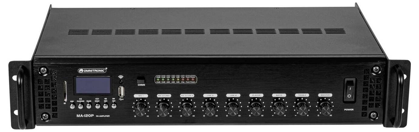 Omnitronic MA-120P Amplificatore PA-3