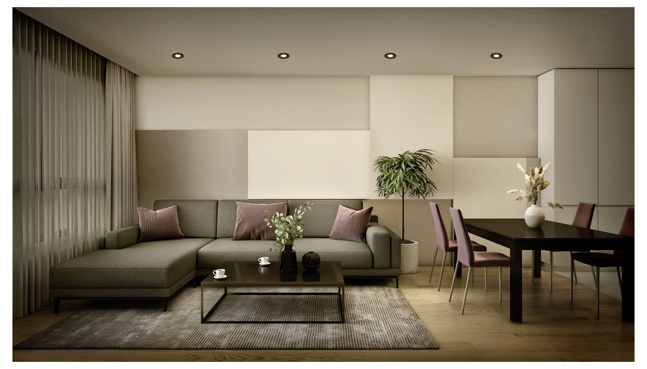 OSRAM HOMELIGHTING 4099854595868 Faretto da soffitto, Faretto LED da soffitto Modulo LED LED a montaggio fisso Nero-5