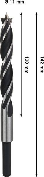 Bosch Accessories 2608577714 Punta a spirale per legno 1 pz.-1