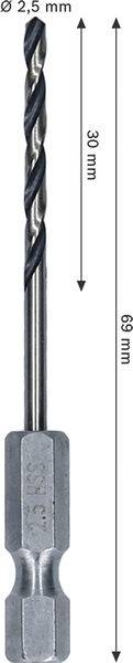 Bosch Accessories 2608577864 Punta a spirale per metallo 1 pz.-1