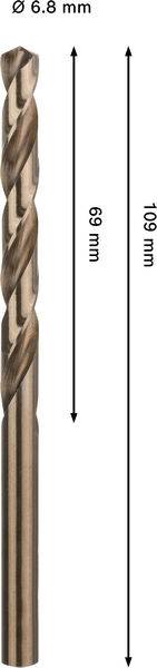 Bosch Accessories 2608577606 Punta a spirale per metallo 1 pz.-1