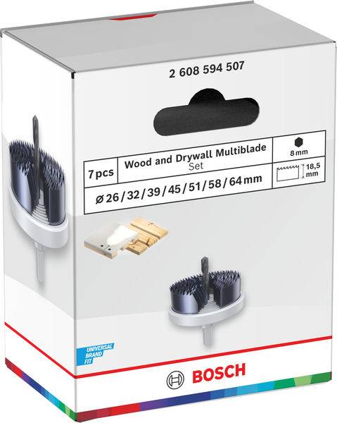 Bosch Accessories 2608594507 2608594507 Kit seghe a tazza 26 mm 1 pz.-1