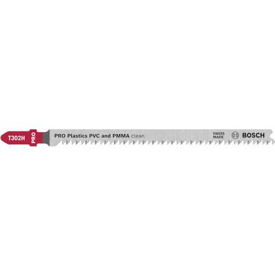 Bosch Accessories 2608667053 Lama per seghetto alternativo PRO Plastics PVC clean T302H, 132 mm, 5 pezzi 5 pz.-0