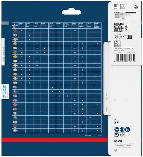 Bosch Accessories 2608902158 2608902158 Lama circolare Numero di denti: 60 1 pz.-0
