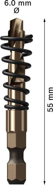 Bosch Accessories 2608901964 2608901964 Punta di centratura 6 mm 1 pz.-1