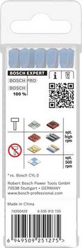 Bosch Accessories 2608902282 2608902282  Punta multiuso  5 mm Lunghezza totale 100 mm Alberino esagonale 10 pz.