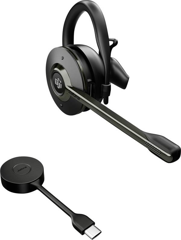Jabra Engage 55 SE UC Convertible USB-A Cuffie On Ear DECT Mono Nero headset con microfono Computer