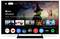 Un'interfaccia di smart TV visualizza un menu con app di streaming come Netflix, Prime Video, Disney+ e YouTube. La sezione evidenziata promuove "Wicked", con i personaggi del Mago di Oz.