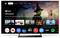 Interfaccia utente Smart TV che visualizza le icone delle app di streaming e un film in evidenza, 'Wicked', con opzioni di navigazione per Film, Serie TV, App e Libreria.