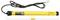 Tubo motore cilindrico giallo, etichettato 'Dooya DM35', con cablaggio elettrico e dimensioni indicate: lunghezza 485 mm, diametro 35 mm.