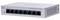 Un switch di rete Cisco Business 110 Series a otto porte, dotato di indicatori LED sopra ogni porta e fori di ventilazione laterali per il raffreddamento.