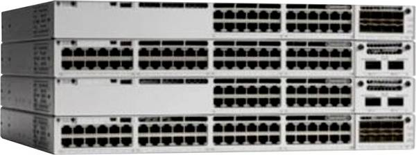 Cisco C9300L-48P-4X-E 9300L 48p PoE 4x10G Ess Switch di rete 48+4 porte 1 / 10 GBit/s Funzione PoE, Firewall integrato