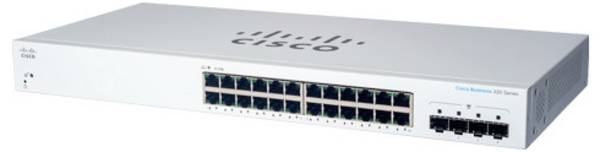 Cisco CBS220-24T-4G-EU CISCO CBS220-24T-4G-EU Switch di rete da 19" 24+4 porte 56 GBit/s