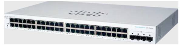 Cisco CBS220-48T-4G-EU CISCO CBS220-48T-4G-EU Switch di rete da 19" 48+4 porte 1 GBit/s