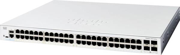 Cisco C1200-48T-4X 1200 48-port GE 4x10G SFP Switch di rete 10 GBit/s Firewall integrato