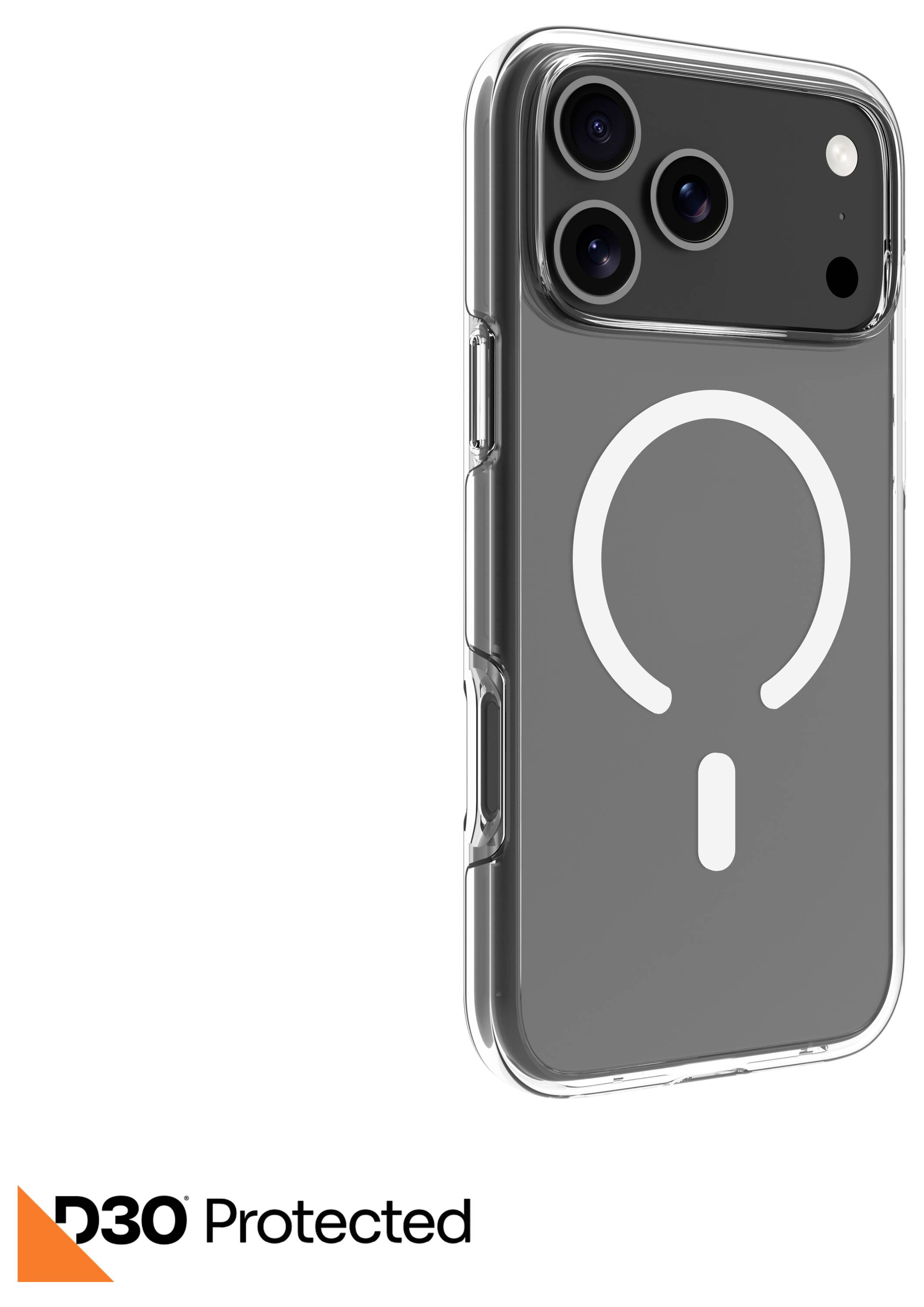 dbramante1928 Iceland Ultra D30 MS iPhone 17 Pro Max Cover Apple iPhone 17 Pro Max Trasparente Compatibile con MagSafe I-1