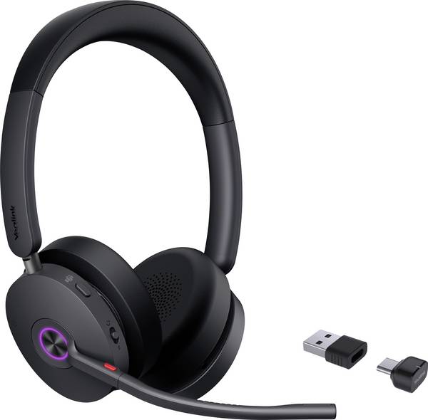 Yealink BH 74 Teams USB-C/A Cuffie On Ear Bluetooth Nero Telefono