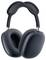 Cuffie wireless over-ear nere con padiglioni auricolari imbottiti e archetto in mesh su sfondo bianco.