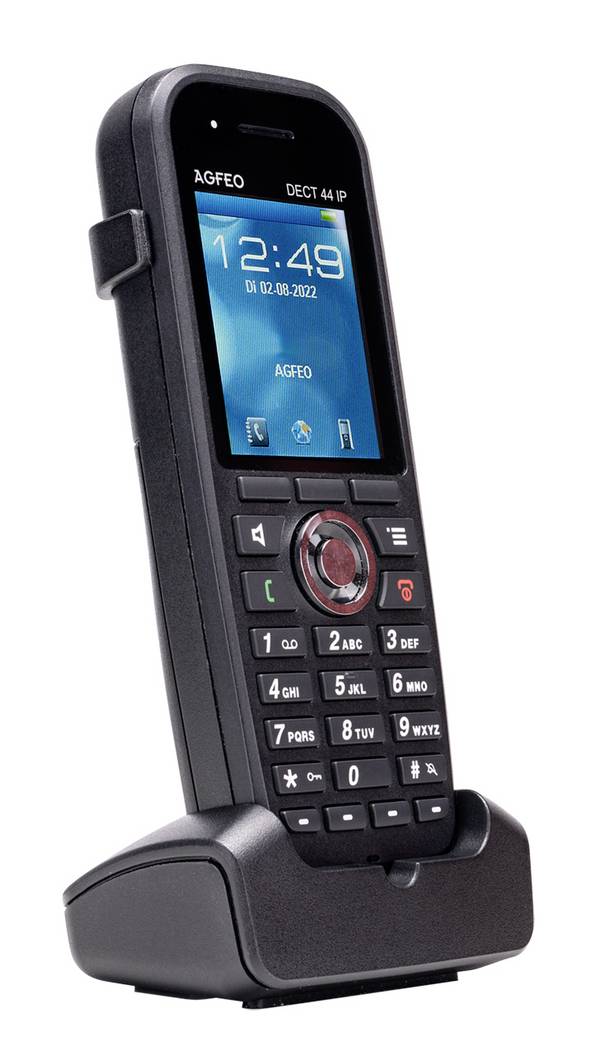 Agfeo Telekommunikation (Erweiterungs-)Handgerät  Nero