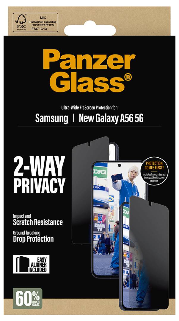 PanzerGlass Vetro di protezione per display con protezione per gli occhi Samsung Galaxy A57 1 pz. PG31825-1