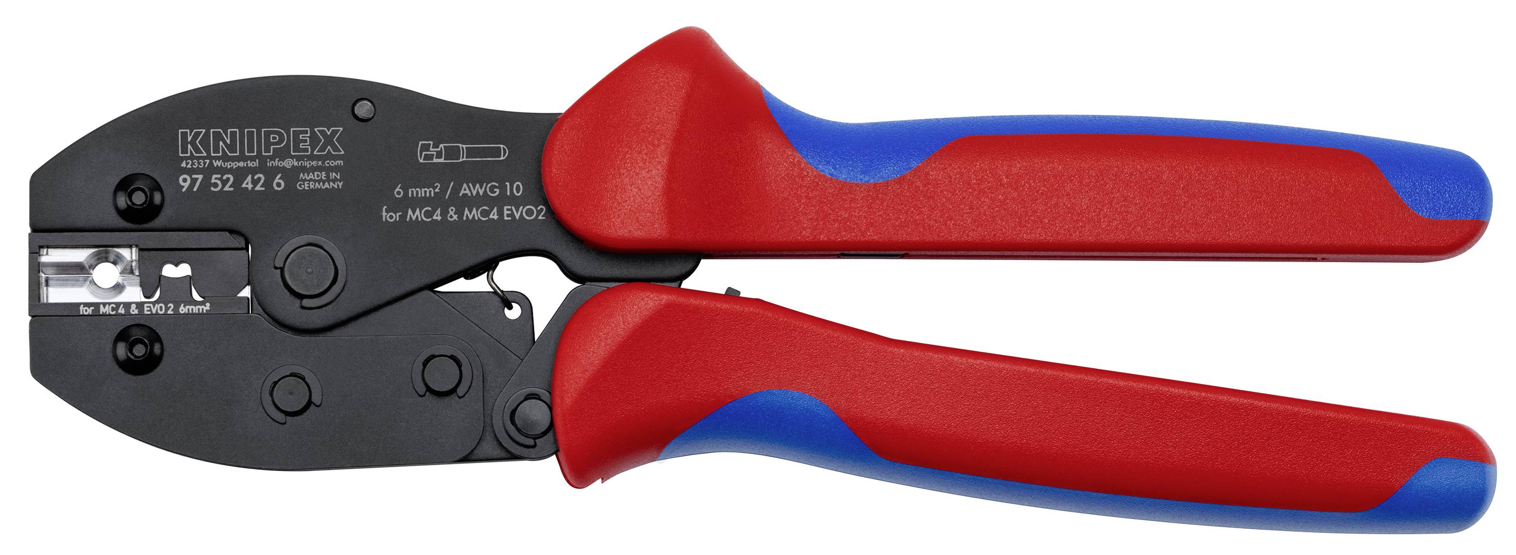 Knipex 97 52 42 6 Pinza crimpatrice Connettore per applicazioni solari, Connettore fotovoltaico-0