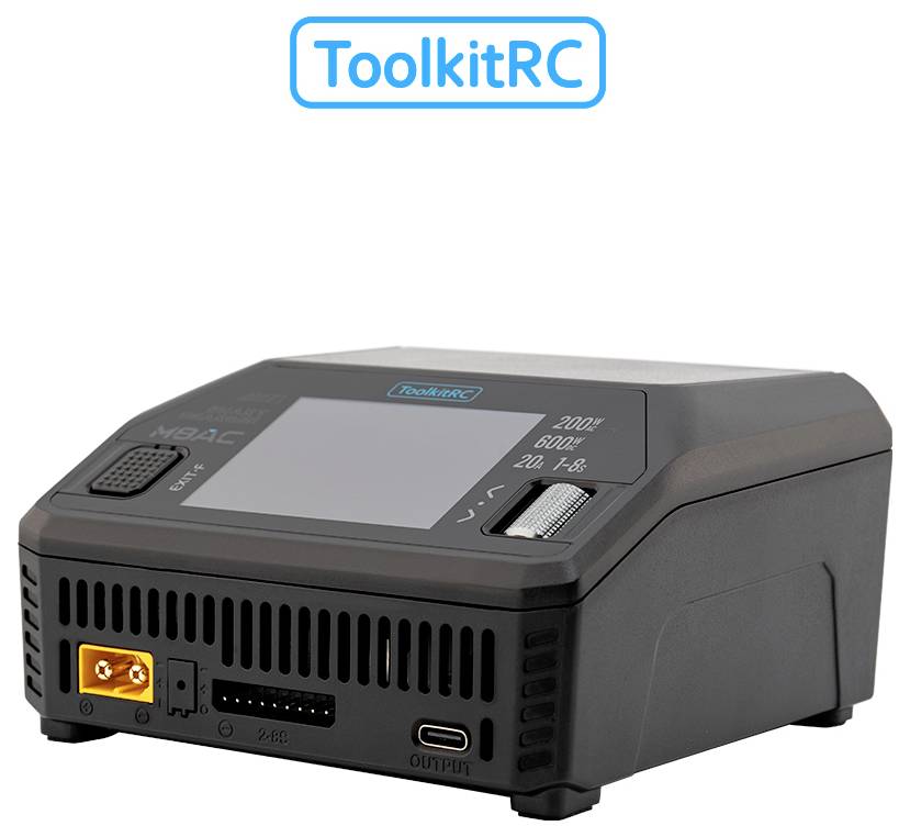 Toolkit RC ToolkitRC M8AC LiPo 1-8S 20A Caricabatterie: 240 V 20 A LiPo, LiHV, LiFe, LiIon, LTO, NiMH-1