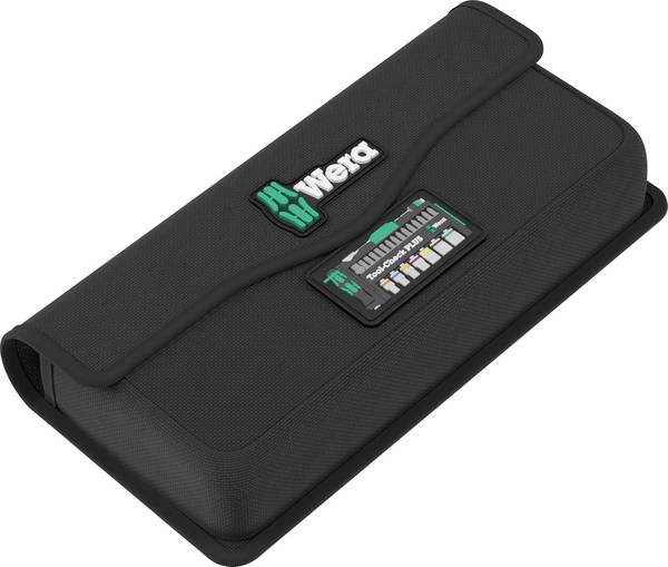 Wera 9581 05136568001 Universale, Kit di bit, Impugnatura a cricchetto, Artigiani, Professionale Borsa porta attrezzi vuota