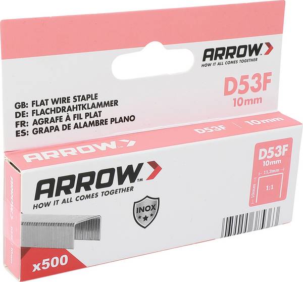 Arrow Tool Group 385363 Graffette filo piatto  500 pz.