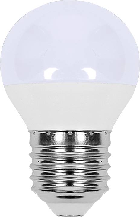 V-TAC 2142076 LED (monocolore) ERP F (A - G) E27 Forma di palla 3.7 W = 30 W Bianco freddo (Ø x A) 45 mm x 70 mm 1 pz.