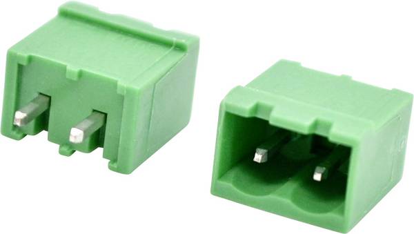 euroclamp PV02-5,08-V-P Morsetto per PCB Numero Poli (num) 2 Verde 1 pz.