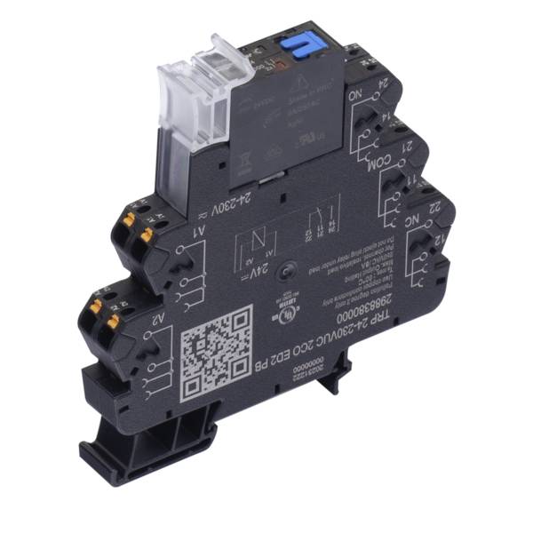 Weidmüller TRP 24-230VUC 2CO ED2 PB Relè di accoppiamento 24 V DC/AC, 230 V DC/AC 8 A 2 scambi 5 pz.-0