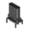 Connettore femmina USB per circuito stampato, tipo C, USB 3.1, 10 Gbit/s, collegamento a saldare SMD, rullo Presa angolata da circuito stampato USB3.1C S1V DN4 RL 3100390000 Weidmüller Contenuto: 1000 pz.