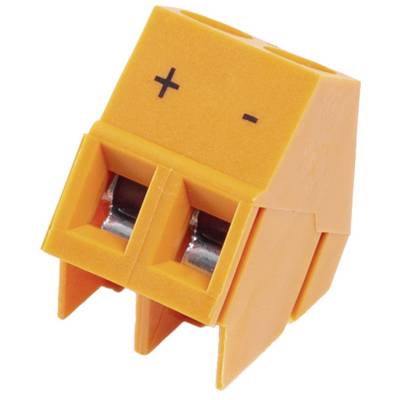 Weidmüller 3089370000 Morsetto per circuiti stampati 2.5 mm² Numero Poli (num) 2 Arancione 500 pz. Scatola-0
