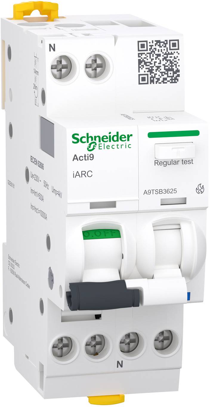 Dispositivo di protezione da arco elettrico/interruttore antincendio Schneider Electric A9TSB3625-0