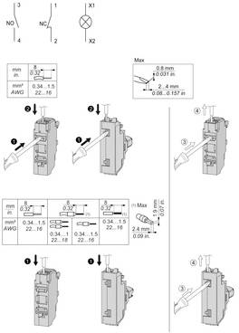 Schneider Electric ZBE1015TQ Interruttore ausiliario 100 pz.-1