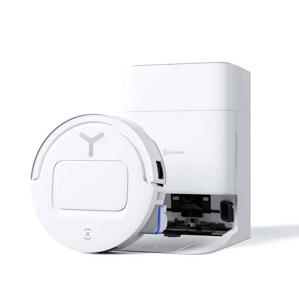 ECOVACS DEX68-13EC Robot aspirapolvere e pulitori Bianco Gestito da app, lotti del sacchetto, Con funzione di pulizia