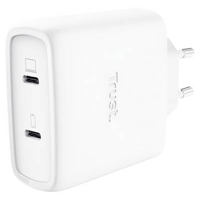 Trust Caricatore USB 65 W Consegna di potenza Bianco Ambiente interno GaN-0