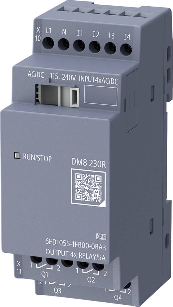 Siemens 6ED1055-1FB00-0BA3 Modulo espansione PLC 115 V/AC, 115 V/DC, 230 V/AC, 230 V/DC