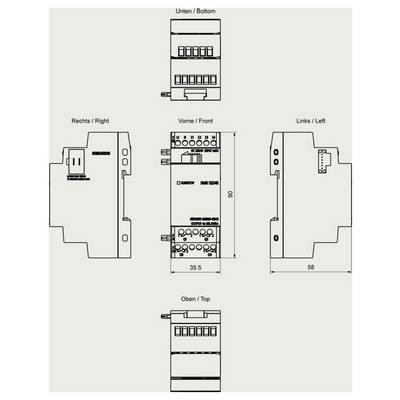 Siemens 6ED1055-1MB00-0BA3 Modulo espansione PLC 24 V/DC, 12 V/DC-1