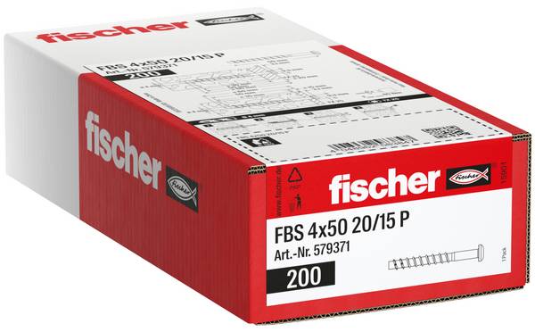 Fischer 579371  Vite per calcestruzzo  50 mm TX     galvanizzato zinco 200 pz.