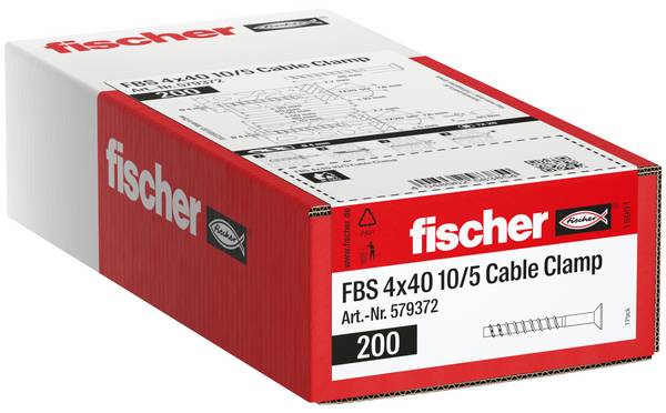 Fischer 579372  Vite per calcestruzzo  40 mm TX     galvanizzato zinco 200 pz.