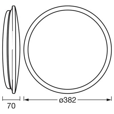 OSRAM Essential Orbis Sensor 380mm 24W 830 White 4058075855144 Plafoniera LED con rilevatore di movimento LED (monocolor-3