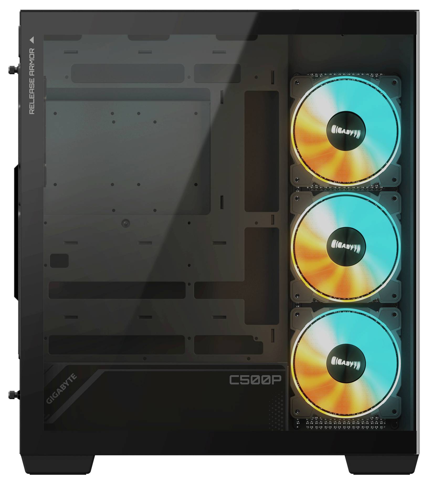 Gigabyte GB-C500P ST Midi-Tower PC Case Nero-3