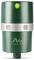 Repellente ad ultrasuoni Gardigo verde con luce indicatrice luminosa e fascia argento, mostrato in vista frontale su sfondo bianco.