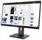Monitor Lenovo che visualizza una dashboard di progettazione UI con molteplici mockup di app mobile, pannelli di componenti e controlli di stile in uno strumento di progettazione.