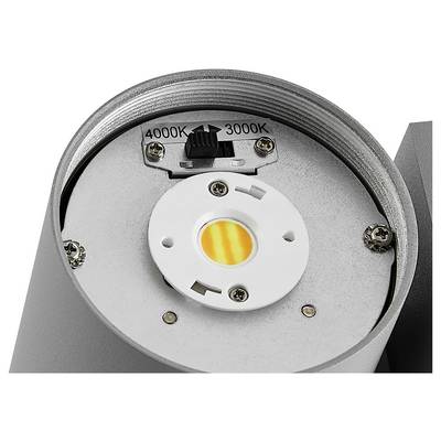 Deko Light ShoreLine Pro Round Up+Down 731220 Lampada da parete 7.5 W LED (monocolore) Grigio traffico (RAL 7042)-8