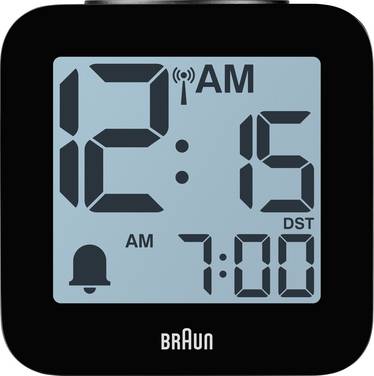 Braun  60077    Sveglia  Nero      Display grande