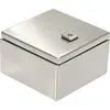 TRU COMPONENTS TC-SS202012 Quadro elettrico 20 x 20 x 12 Acciaio inox Grigio luminescente 1 pz.