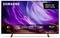 Samsung TV OLED con display astratto viola, mostra il badge "Made for Germany" e le icone delle funzioni per 120 Hz, NVIDIA G-SYNC, AMD FreeSync, HDMI 2.1 e Dolby Atmos.